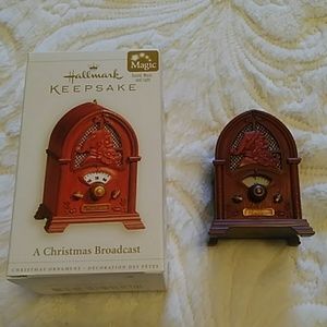 Hallmark Keepsake Ornament - A Christmas Broadcast